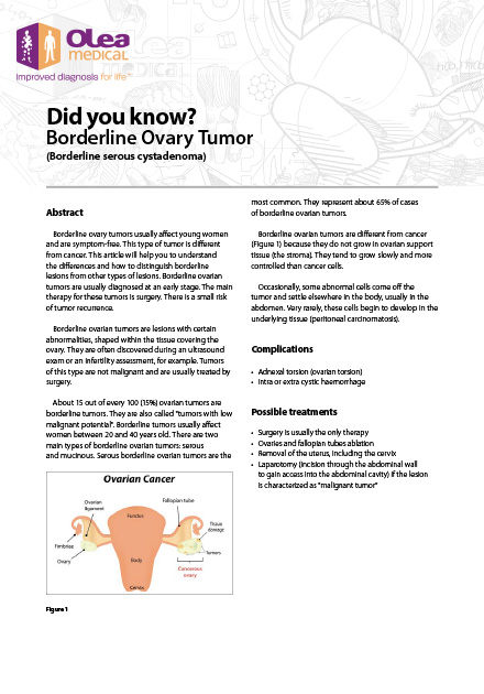 Borderline Ovary Tumor